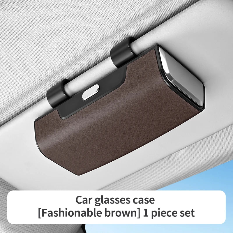 Car Sun Visor Glasses Case – Anti-Scratch Sunglasses Holder