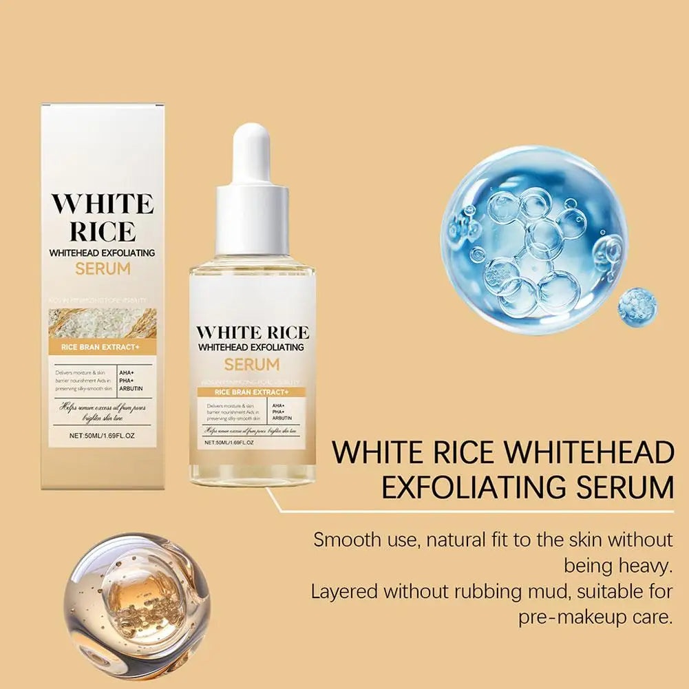 Black Rice Exfoliating Serum | AHA/BHA + Squalane, 50ml