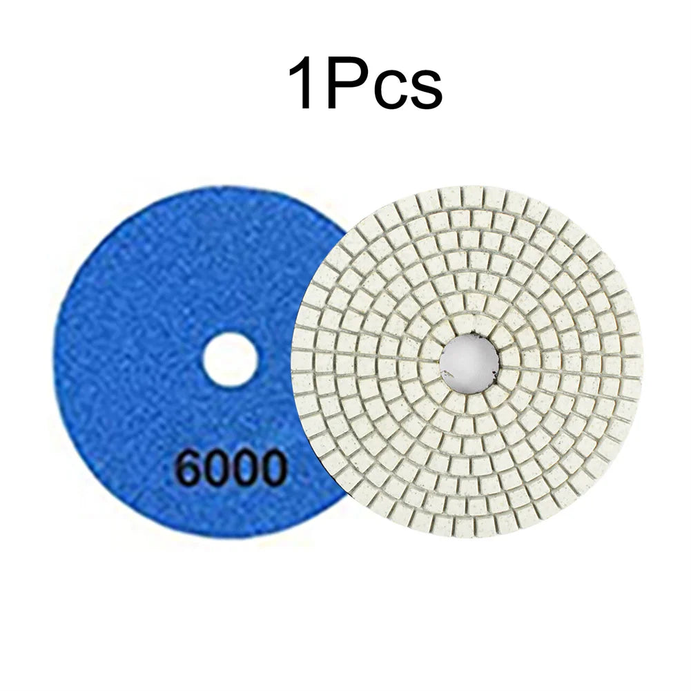 4 Diamond Polishing Pad Wet Dry Pads Flexible Grinding Discs Granite