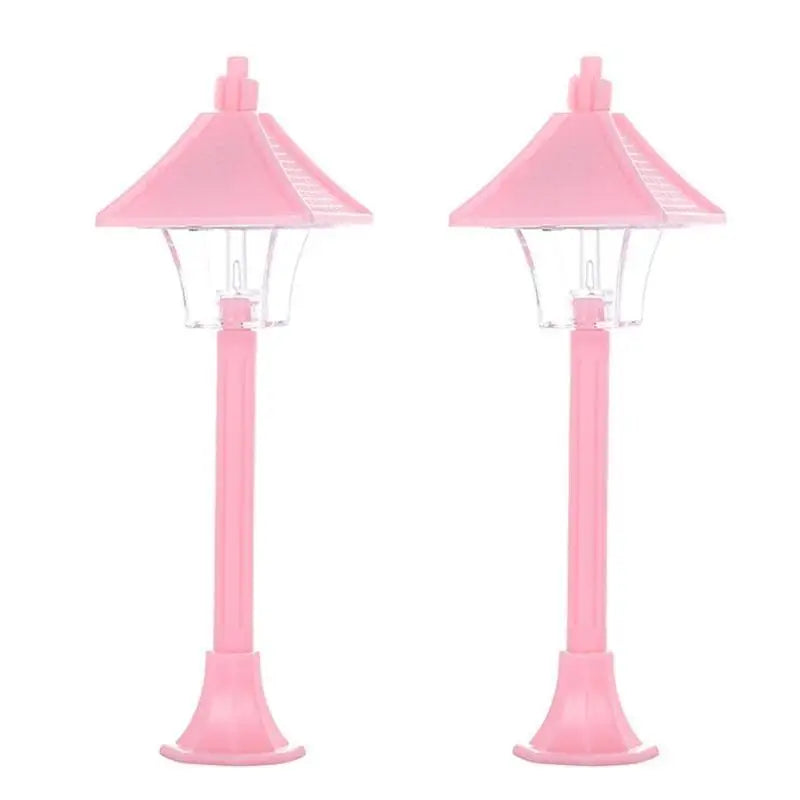 1/12 Scale Miniature Street Lamp for Dollhouses – 2PCS