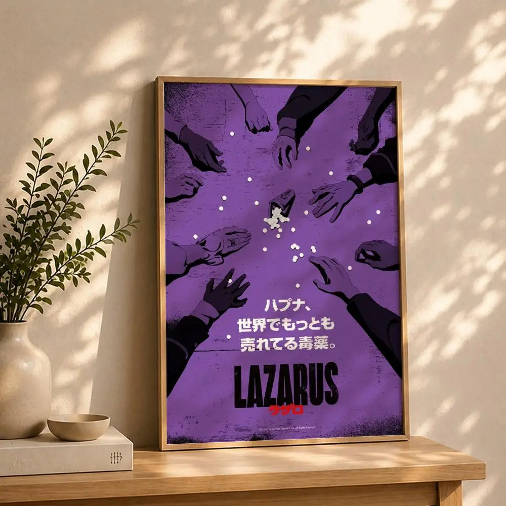Game Lazarus HD Waterproof Self-Adhesive Wall Art Poster Gaming Wall Poster Peaceful Pleasures Health and Wellness