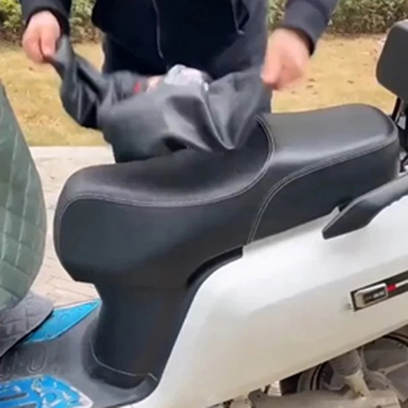 Waterproof Dustproof Motorcycle Seat Cover Rainproof Sunscreen Cushion Protector for Motorbike Scooter Outdoor Accessories Peaceful Pleasures Health and Wellness