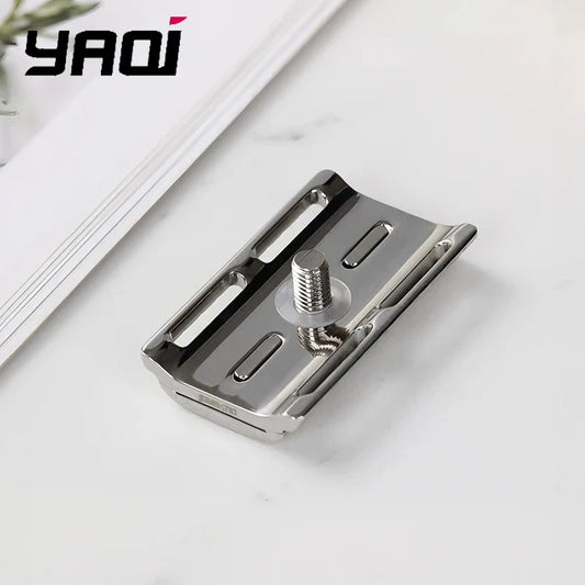 2026 YAQI Ghost 70SP Safety Razor Head 316 Stainless Steel Polished 0.7mm Blade Gap - Single Razor Head Peaceful Pleasures Health and Wellness