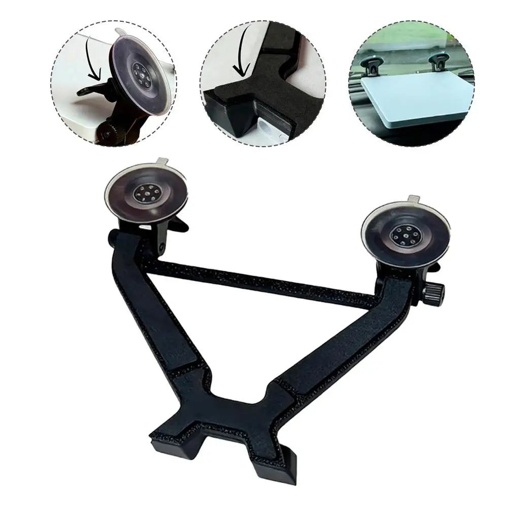 For Starlink Mini Suction Cup Mount Windshield Heavy Duty Suction Cup Bracket 360 Degree Adjustable Stable Secure Car RV Camping Peaceful Pleasures Health and Wellness