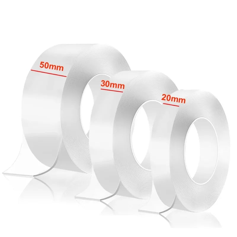 Double-Sided Nano Tape – Reusable, Waterproof & Traceless