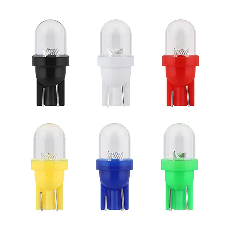 T10 W5W LED Bulbs 12V 10-Pack – Dashboard, Dome & Pinball