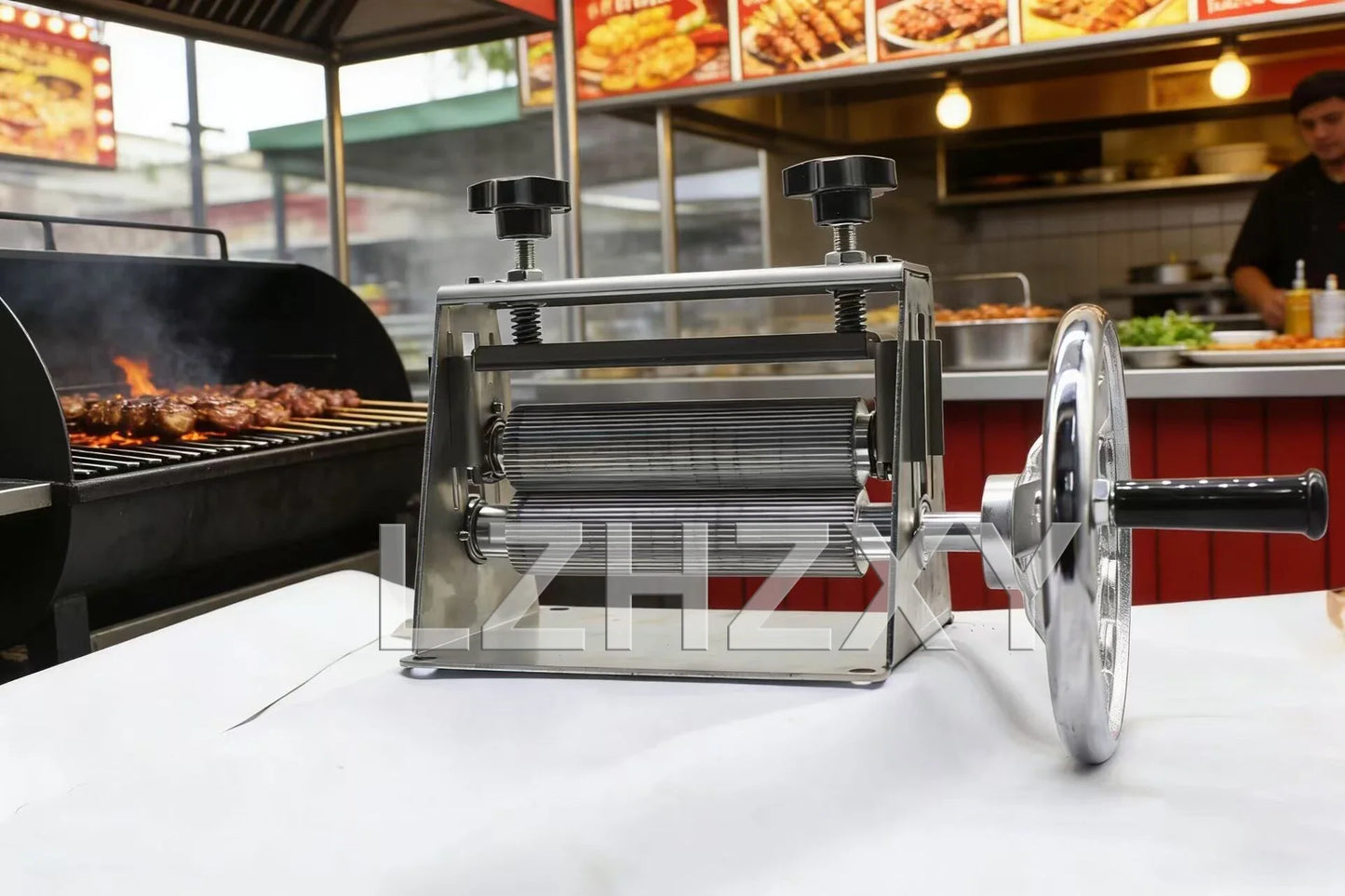 Dried Squid Embossing Pressing Machine – Stainless Steel