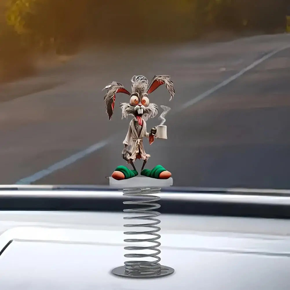 Big Mouth Monkey Acrylic Car Ornament Spring Shake Ornament For Bicycle Car Center Console Desktop Decorati O4O6 Peaceful Pleasures Health and Wellness