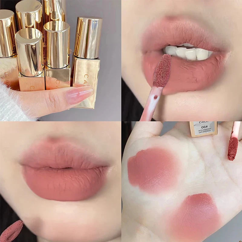 CACE Gold Tube Matte Liquid Lipstick – Moisturising Lip Gloss