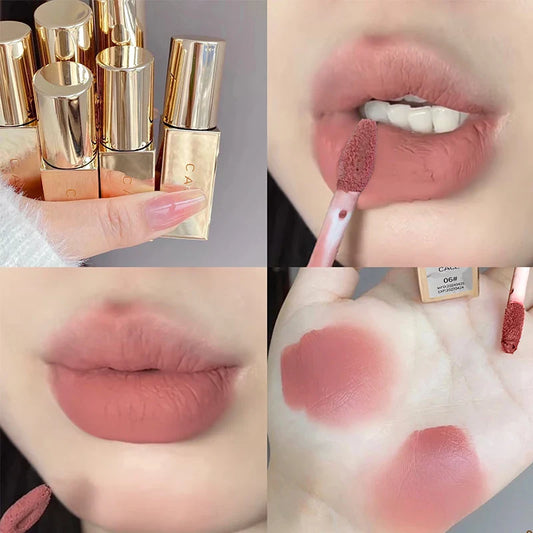 CACE Gold Tube Matte Liquid Lipstick – Moisturising Lip Gloss Liquid Lipstick Oasis Select 06