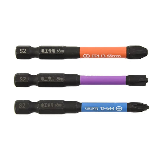 3-piece Electrician Specific Batch Head Eleven Character Screwdriver Peaceful Pleasures Health and Wellness