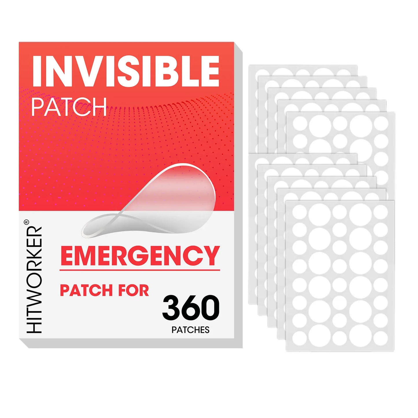 Invisible Hydrocolloid Acne Patches – Waterproof, All Skin Types
