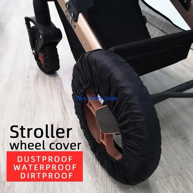 Baby Stroller Wheel Covers – Oxford Cloth Pram Protectors 2 Pack