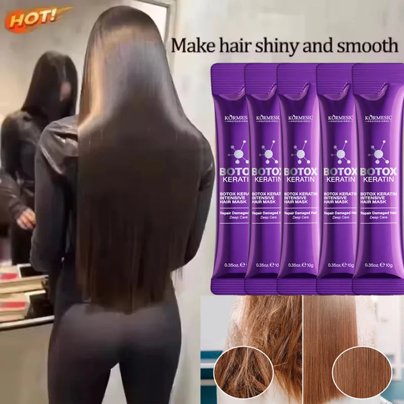 BIOAOUA Keratin Hair Mask – Smooth, Soft & Frizz-Free in 5 Sec