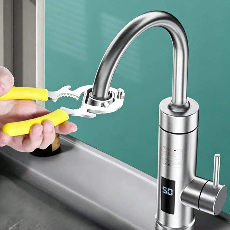 3 In 1 Tool Faucet Bubbler Wrench Bottle Opener and Pliers Kitchen Sink Faucet Aerator & Filter Removal Wrench Repair Spanner Peaceful Pleasures Health and Wellness