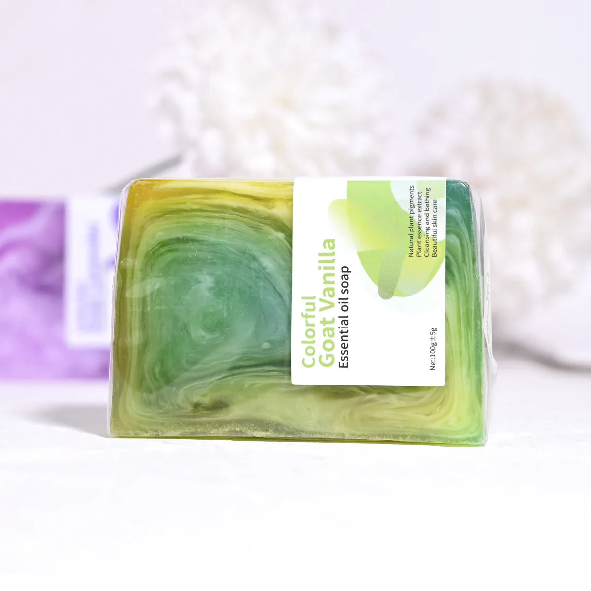 Vanilla Herbal Essential Oil Handmade Soap 100g – Moisturizing