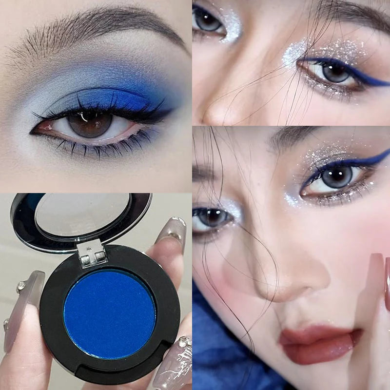 Klein Blue Smoky Eyeshadow & Eyeliner – Waterproof Matte Pigment