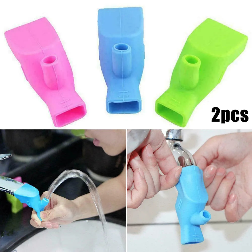 Silicone Faucet Extender Water Saving Extension Tap Filter Nozzle