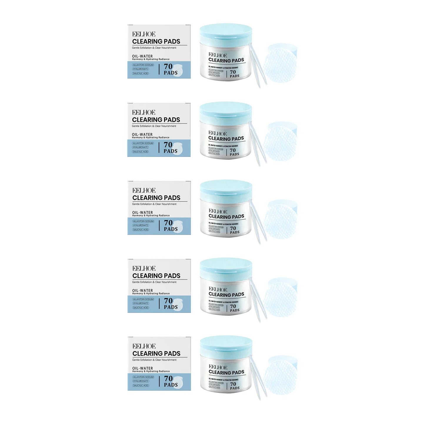 Salicylic Acid Toner Pads – Exfoliating & Acne Treatment 70pk