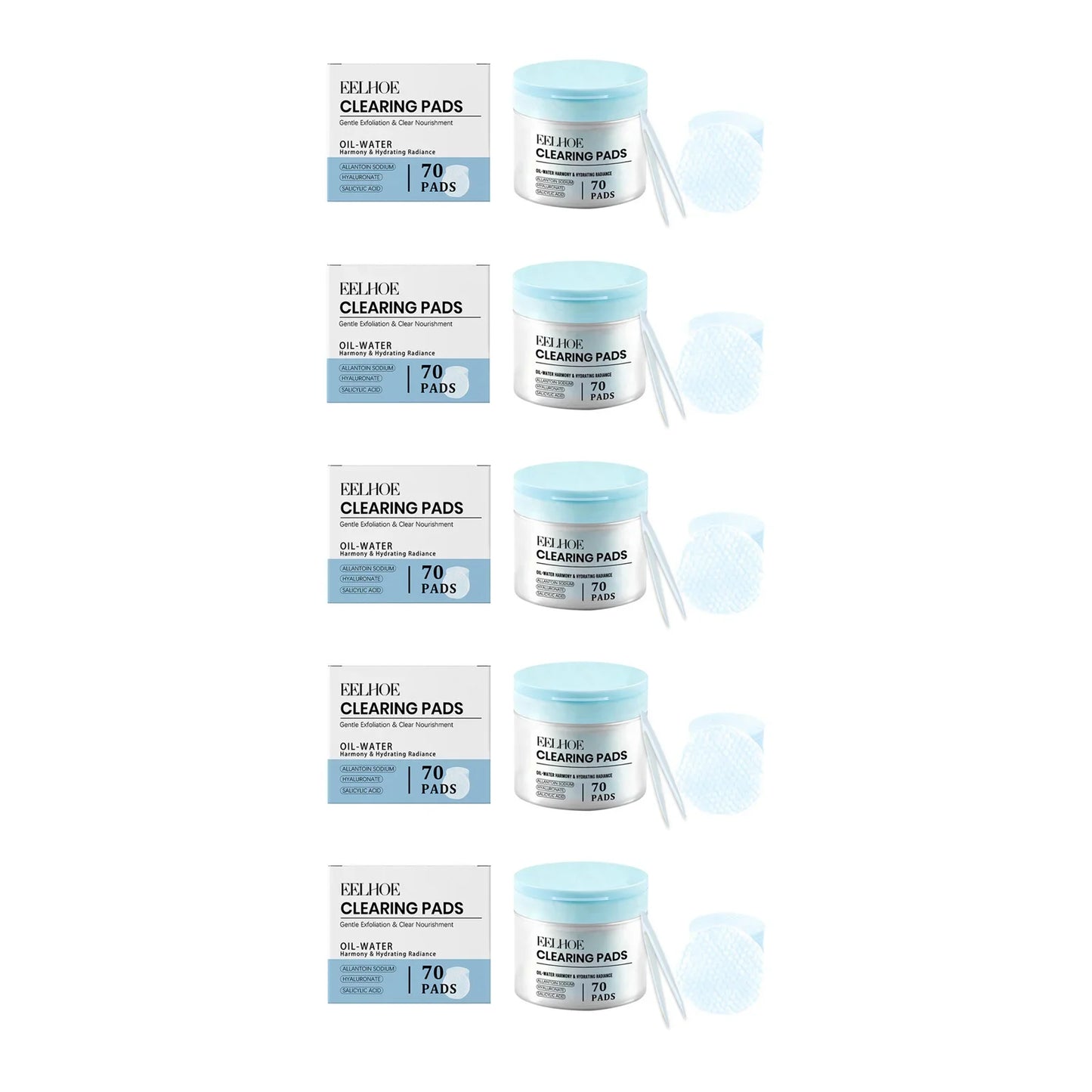 Salicylic Acid Toner Pads – Acne, Pore & Oil Control | 70ct