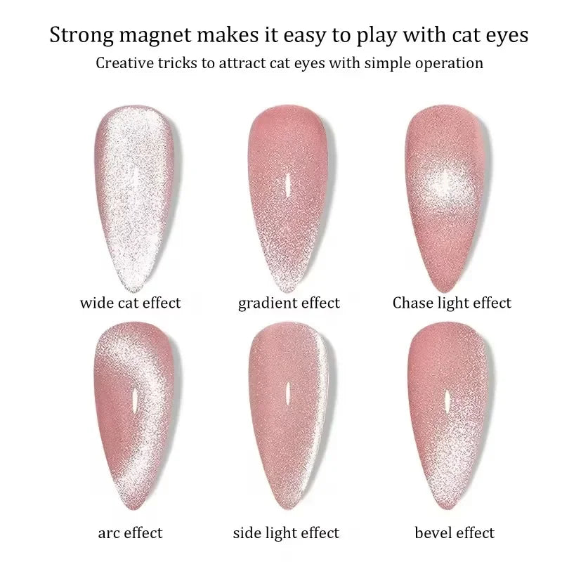 Multi-Function Magnet Tool, 3D French Line Strip, Cat Eyes Magnet for Nail Gel Polish, Strong Magnet Strip Peaceful Pleasures Health and Wellness