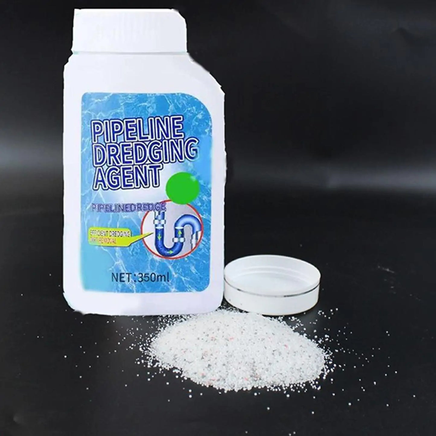350ml Powerful Drain Cleaner, Fast Acting Pipe Unclogger Gel for Kitchen Sink, Shower, Bathroom Tub Pipeline Protection Peaceful Pleasures Health and Wellness