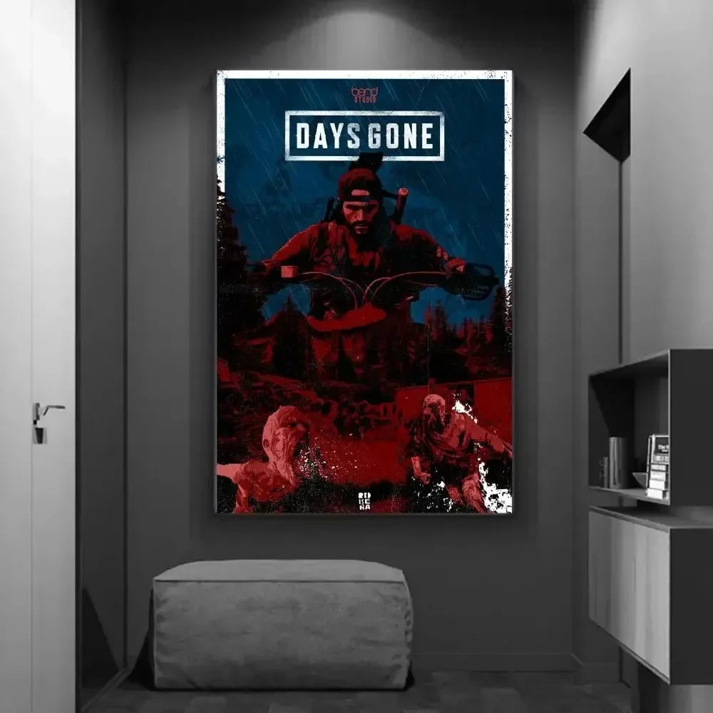 Days Gone Canvas Painting Prints & Posters HD Quality Wall Art for Study Living Room Bedroom Home Decor Peaceful Pleasures Health and Wellness 3 20x30cm Unframed
