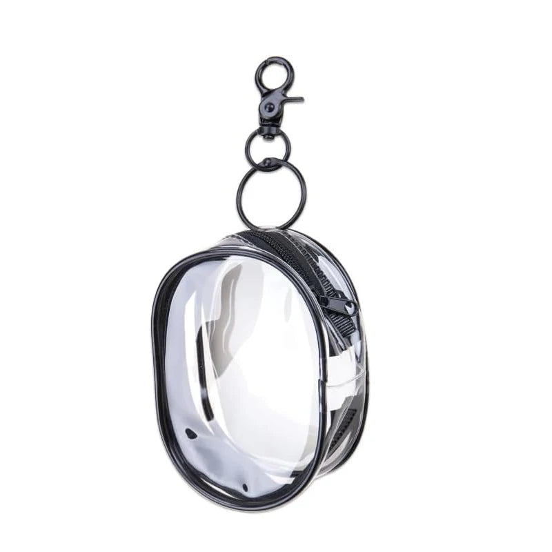 Clear Storage Bag with Hanging Hook – Multi-Purpose Travel Organizer Pouch for Cables & Cosmetics