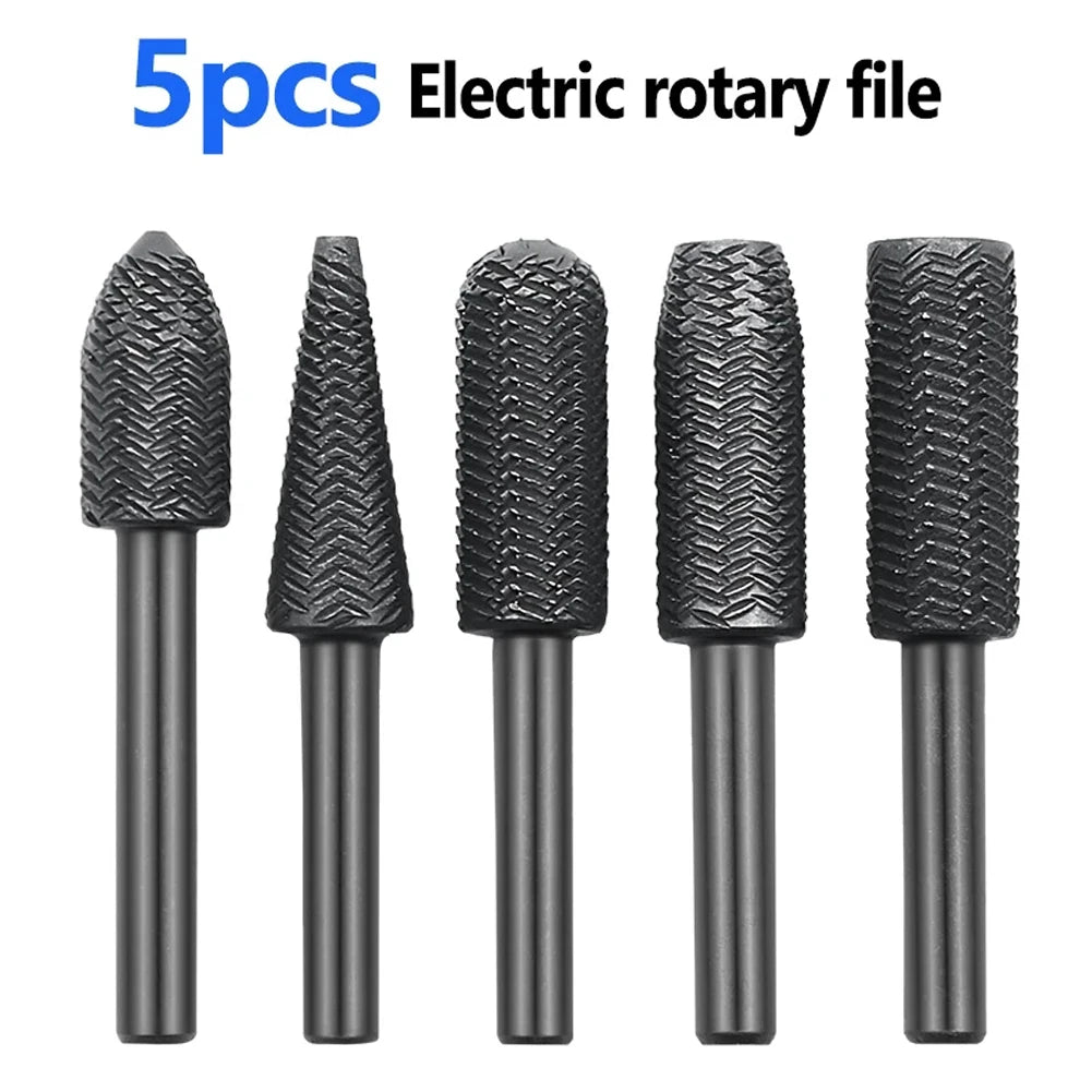 Rotary Rasp File Steel Router Grinding Burr Shank Tool Drill Bit