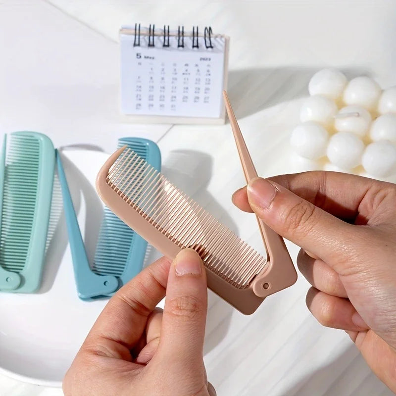Portable Folding Pocket Comb – Anti-Static Travel Hair Comb Folding Hair Comb Peaceful Pleasures Health and Wellness