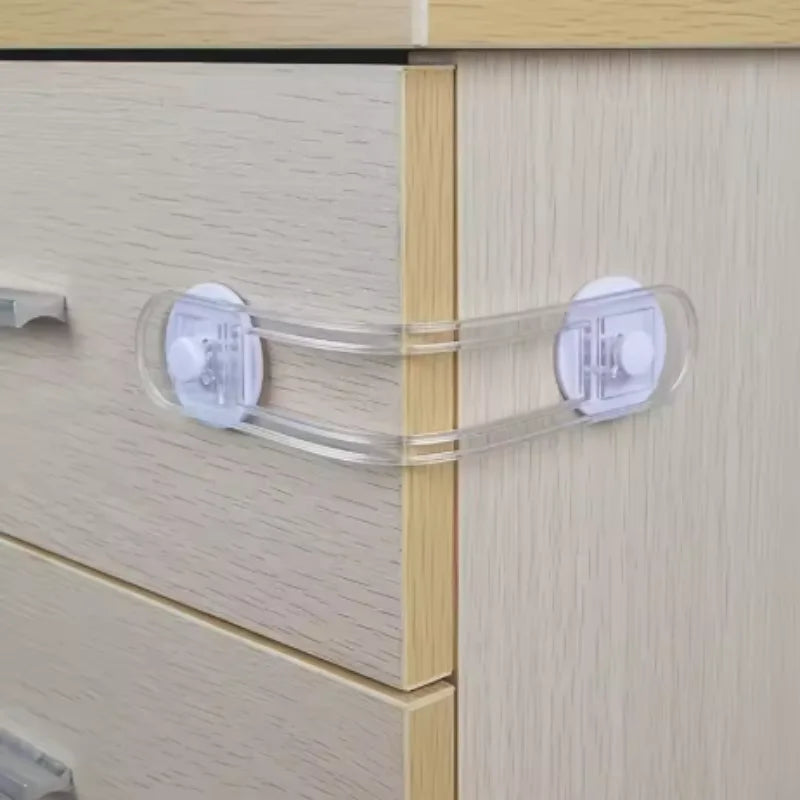 Multifunctional Baby Safety Drawer Lock, Childproof Cabinet Door Soft Strap Lock, Lock for Babies' Protection Peaceful Pleasures Health and Wellness
