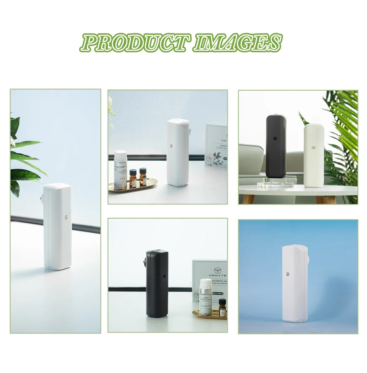 NAMSTE Plug-In Bluetooth Scent Diffuser – 500 SQFT Peaceful Pleasures Health and Wellness