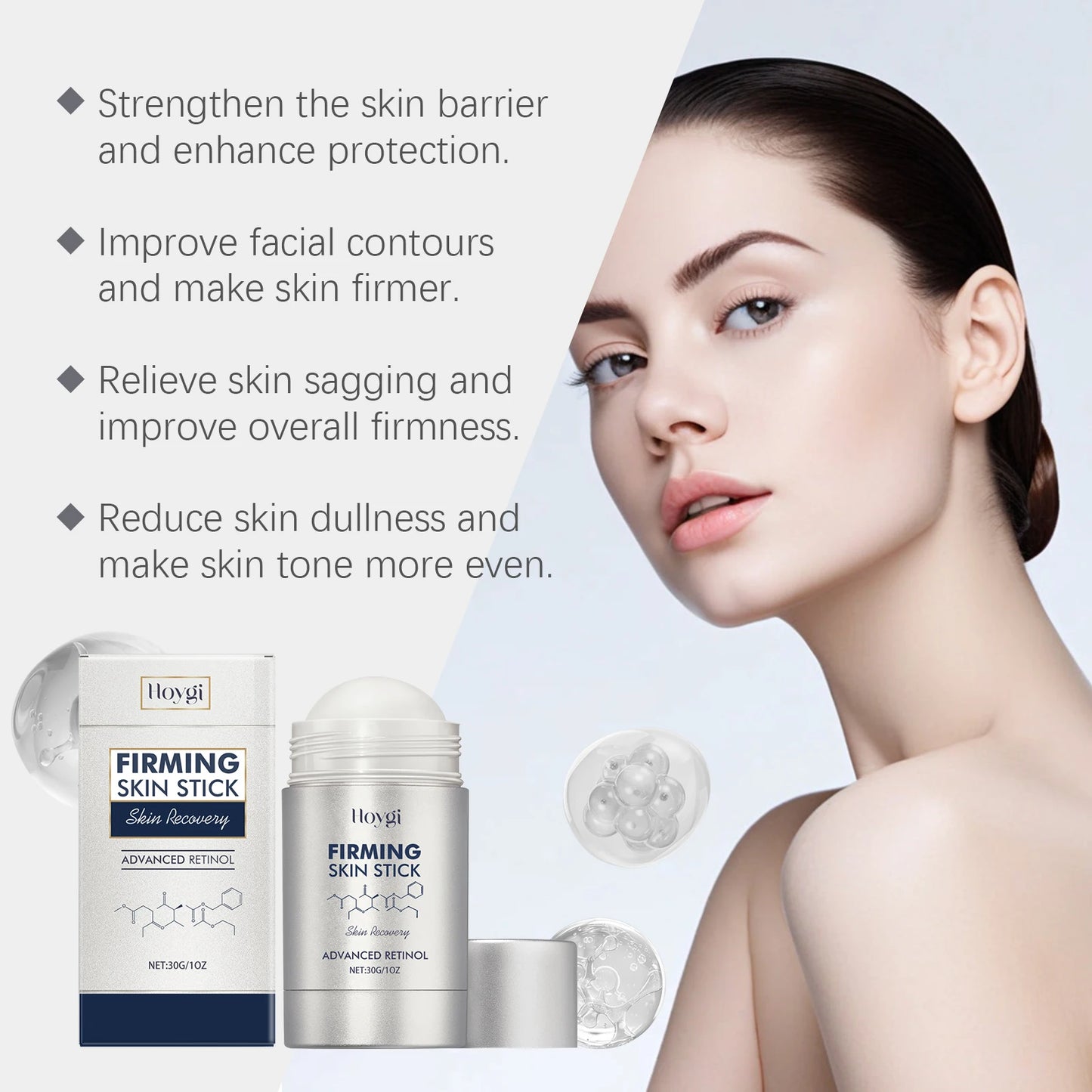 Retinol Face Stick Reduce Fine Lines Firming Lifting Anti Aging Neck Cream for Moisturizer Improve Sagging Brighten Skin Product Peaceful Pleasures Health and Wellness