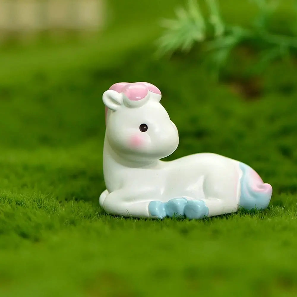 Resin Zodiac Animal Figurine | Micro Landscape Ornament & Gift