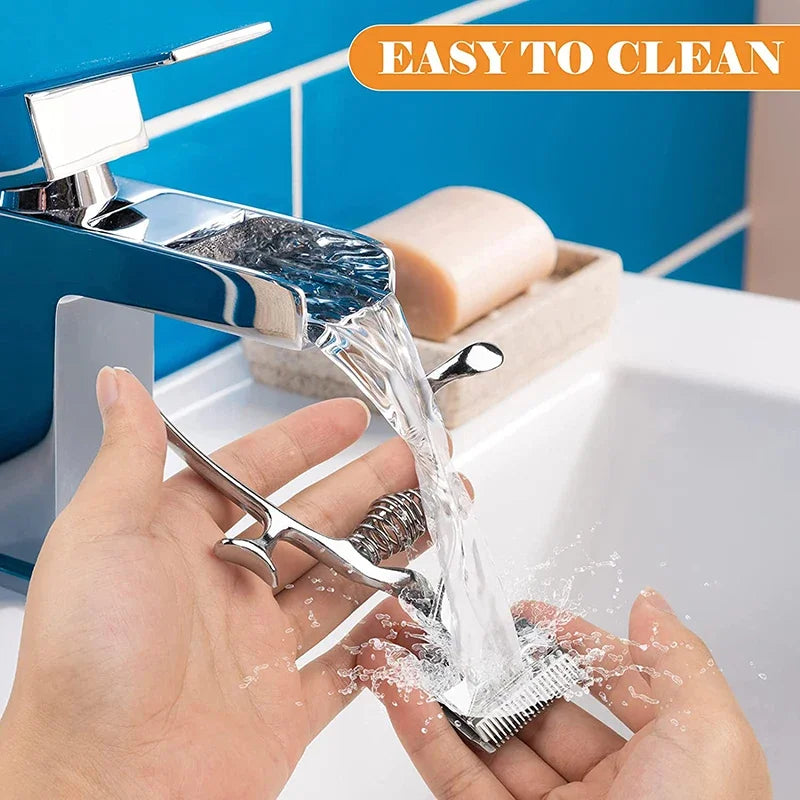 Portable Handheld Manual Hair Clippers Hair Trimmer Cutter Stainless Steel Barber Hair Scissor Styling Tool For Men Hair Care Peaceful Pleasures Health and Wellness