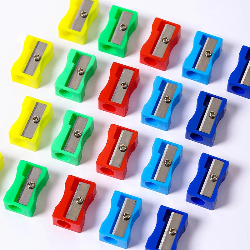 20-Pack Mini Pencil Sharpeners for Kids – Assorted Colors
