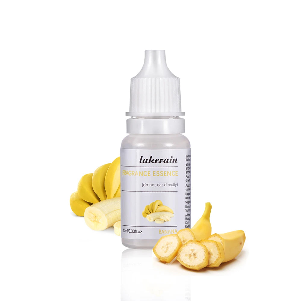 DIY 10ml Pure Fruit Fragrance Oil Diffuser Essential Oils Strawberry Flavor Oil For Lip Gloss DIY Soap Making Lipgloss Essence Peaceful Pleasures Health and Wellness 24 banana
