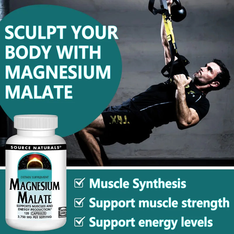 Magnesium Malate 3750mg – Muscle, Energy & Heart Health