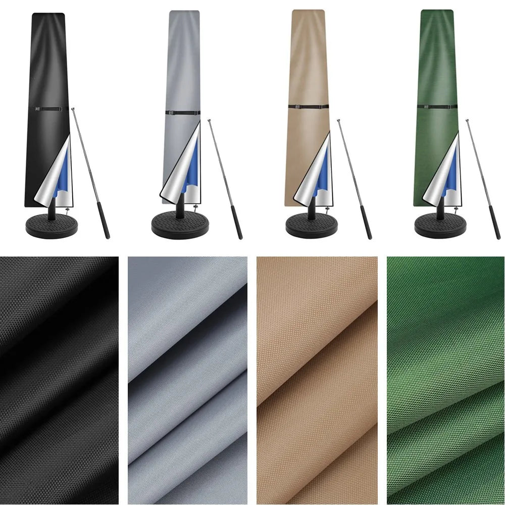Waterproof Garden Parasol Cover UV & Windproof with Zipper