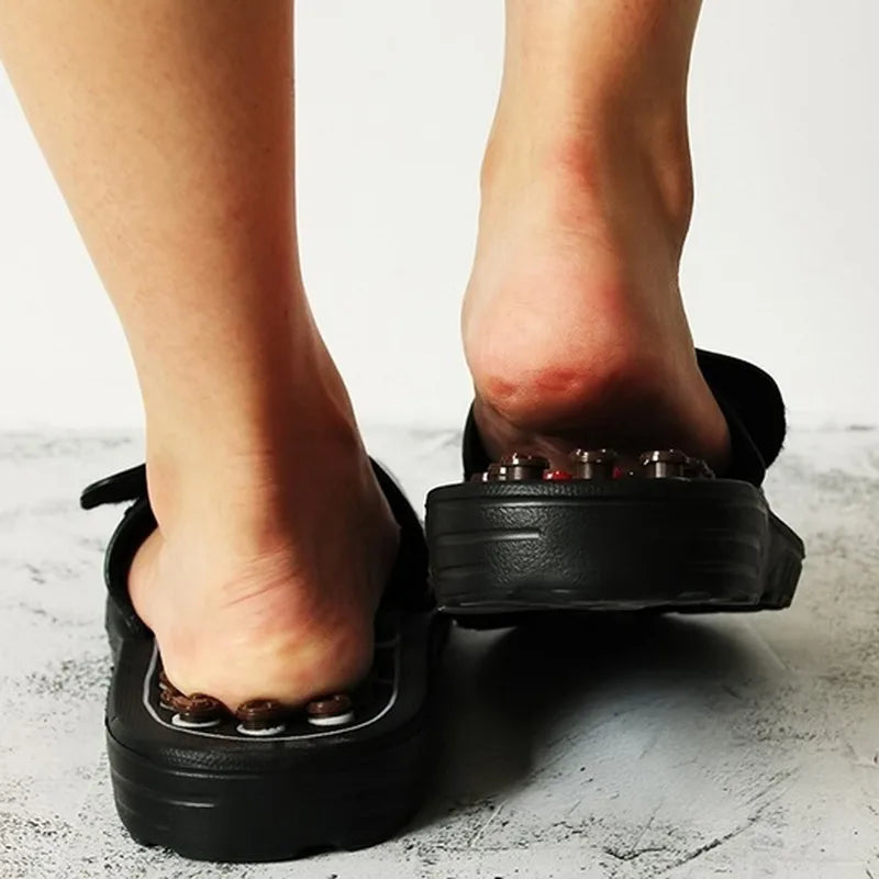 Acupressure Massage Slippers | Reflexology Flip Flops for Men