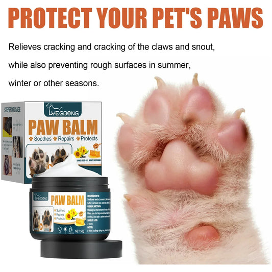 Natural Lick-Safe Pet Paw Balm – Vitamin E & Shea Butter 50g