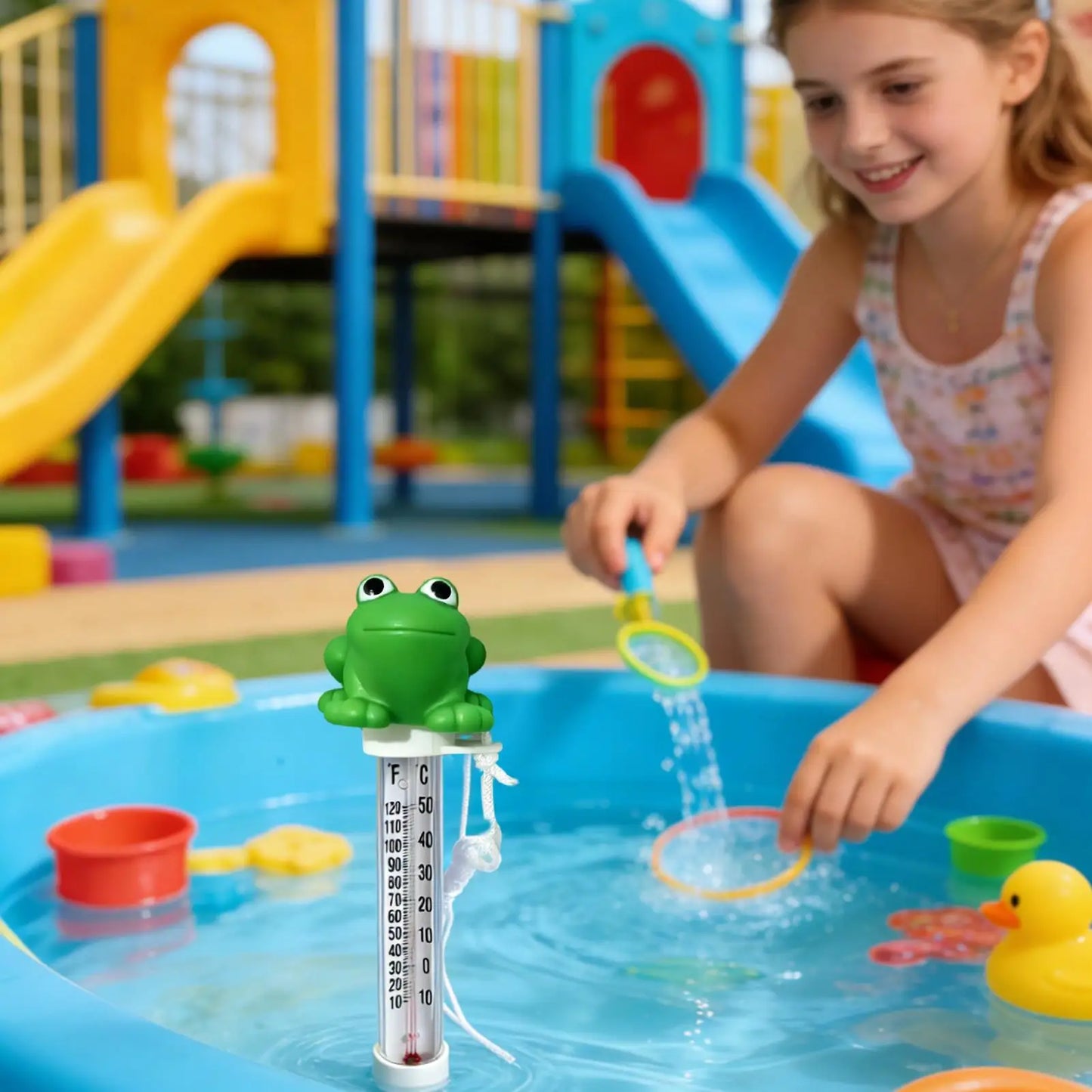 Floating Pool Thermometer – Large Display Water Temp Gauge