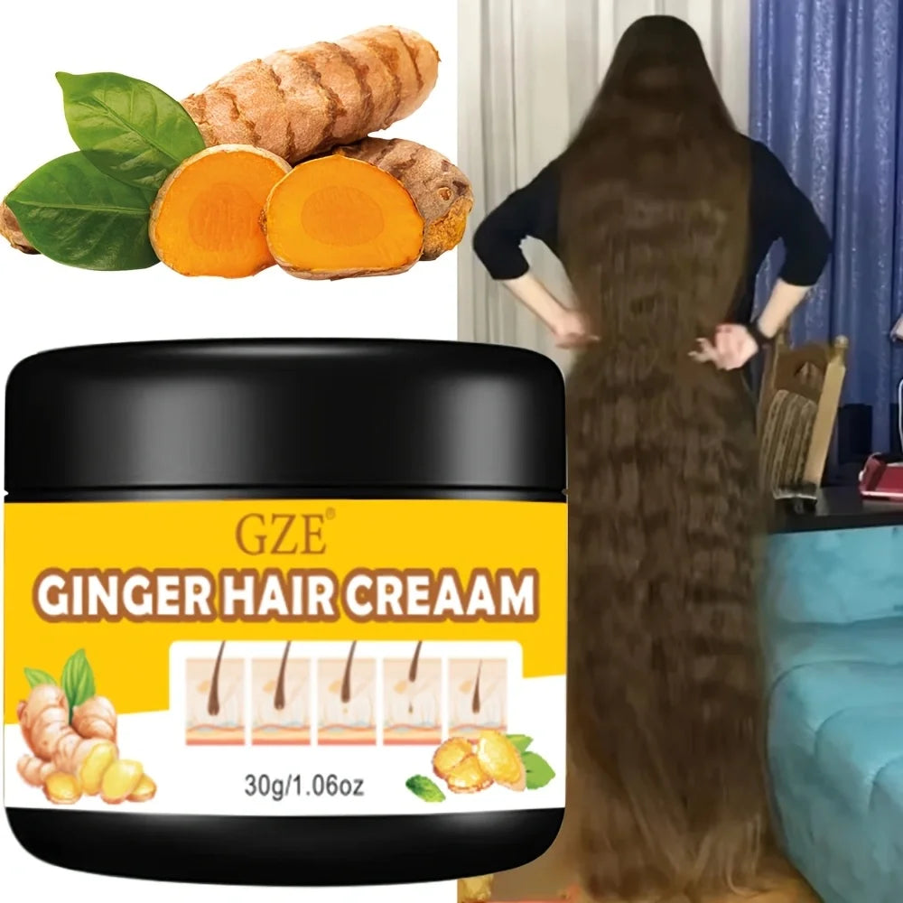 GZE Ginger Hair Strengthening Cream – Scalp Serum Conditioner