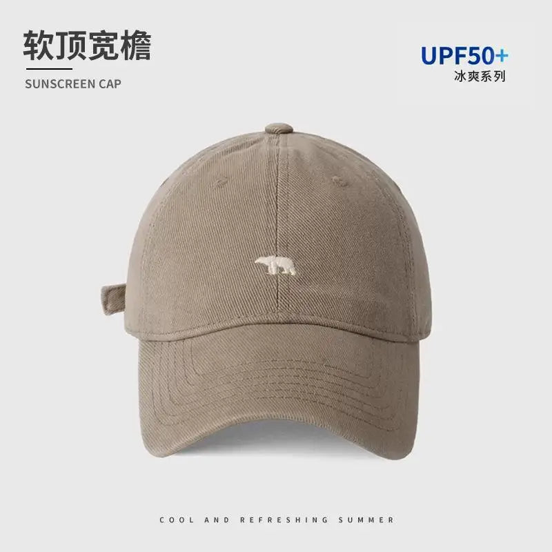 Unisex Bear Design Baseball Cap – Adjustable Soft Curved Brim