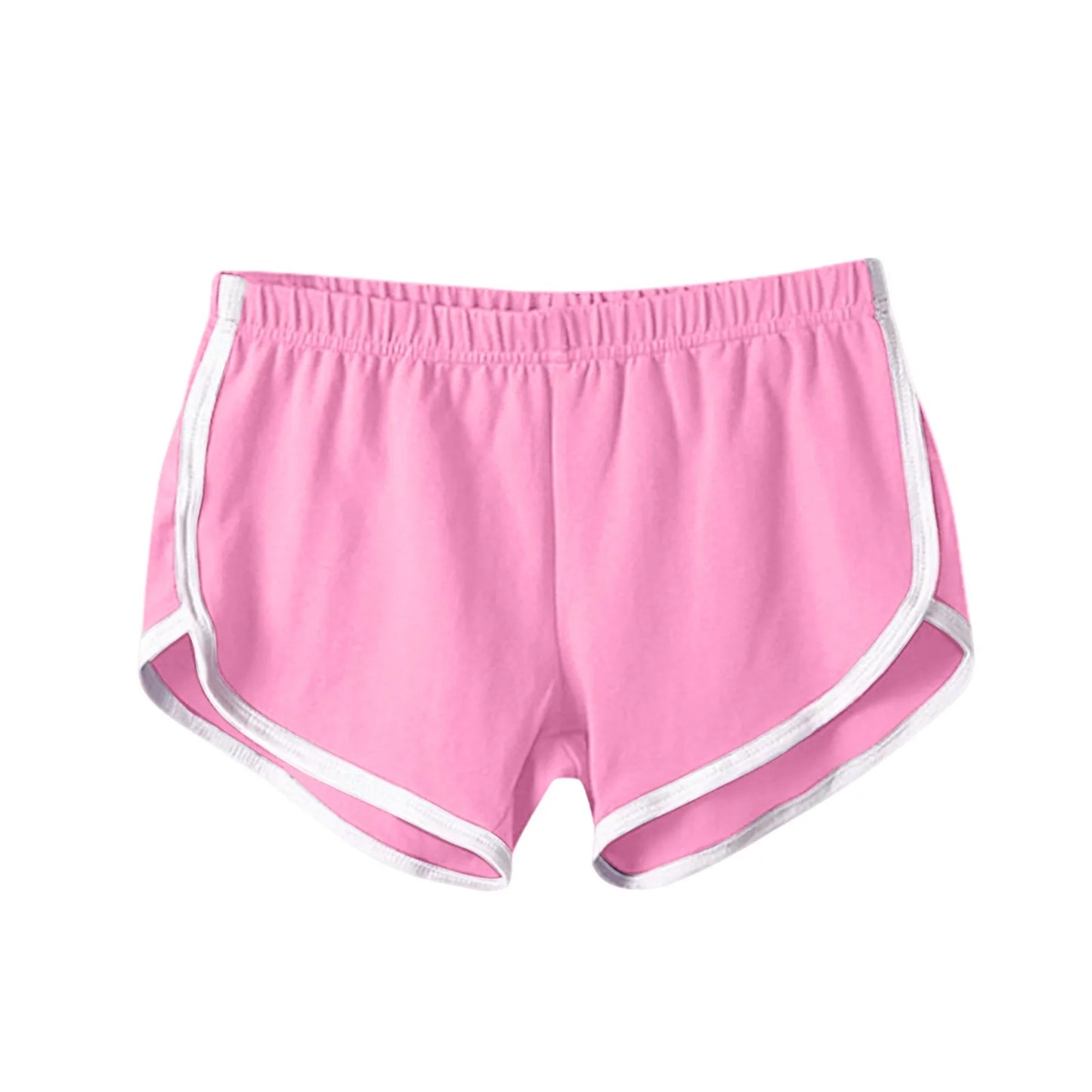 Sports Shorts Women Summer New Candy Color Anti Emptied Skinny Shorts Casual Lady Elastic Waist Beach Correndo Short Pants Peaceful Pleasures Health and Wellness