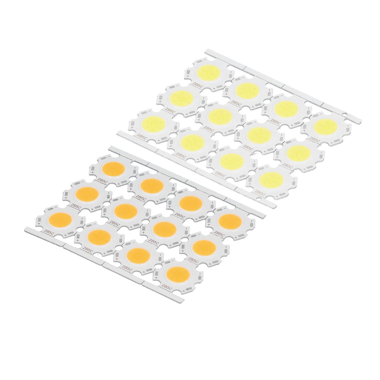COB Light Emitter COB Light Chip No Stroboscopic Indoor Lighting Round LED Chips Uniform Luminescence and No Dazzling for Lamp Peaceful Pleasures Health and Wellness