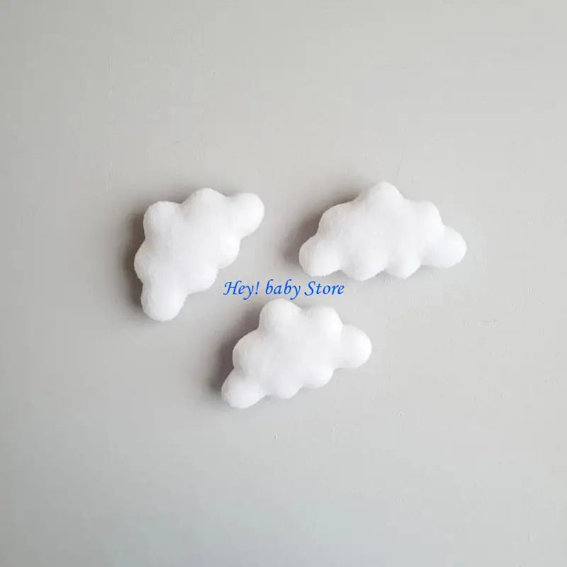 Newborn Photo Props – Felt Cloud & Balloon Baby Photoshoot Set
