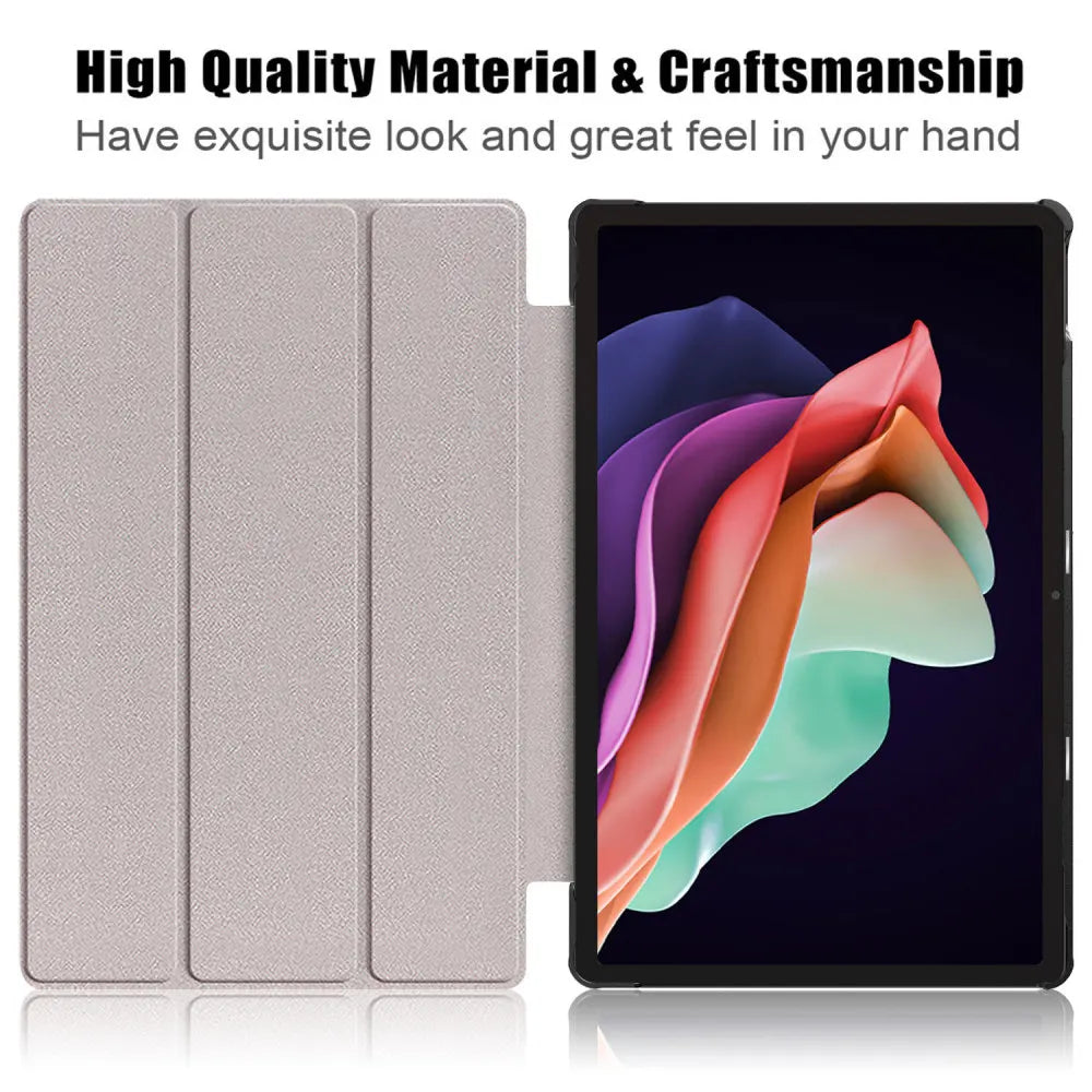 PU Built-In Stand Function For ODEA A12 Tablet Case Shockproof Cover 12 Inch Soft All-Inclusive Drop-Proof Protective Case Peaceful Pleasures Health and Wellness