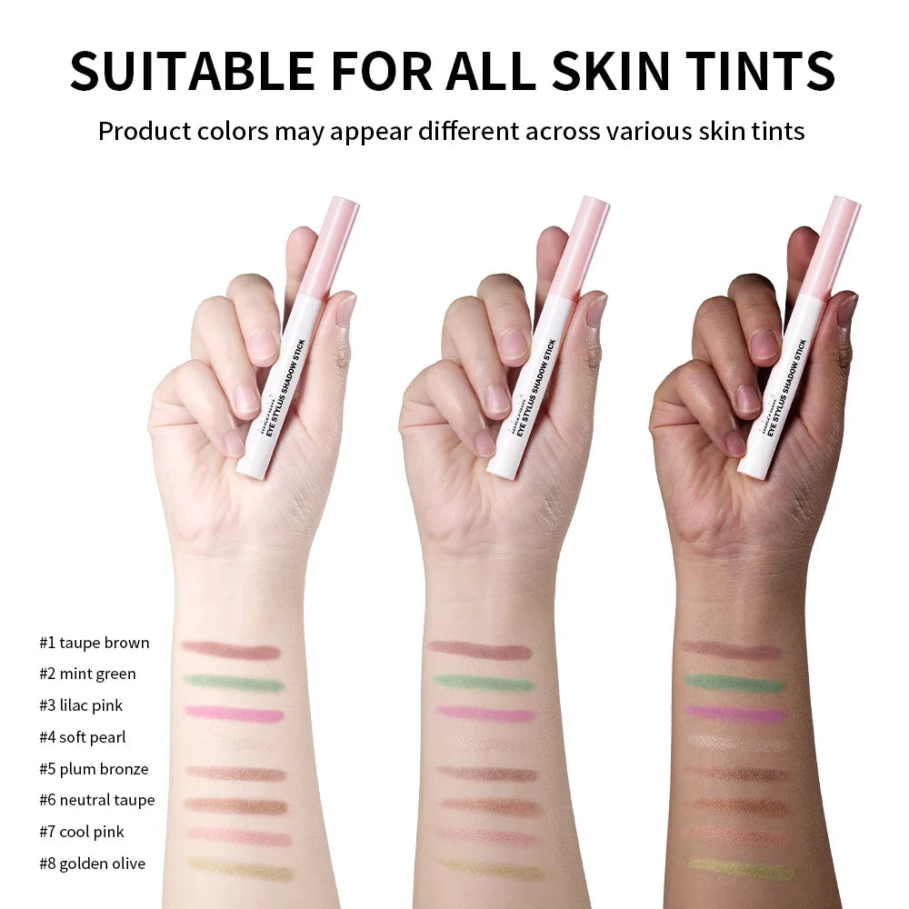 Shimmer Glitter Matte Eyeshadow Stick – Waterproof & High Pigment