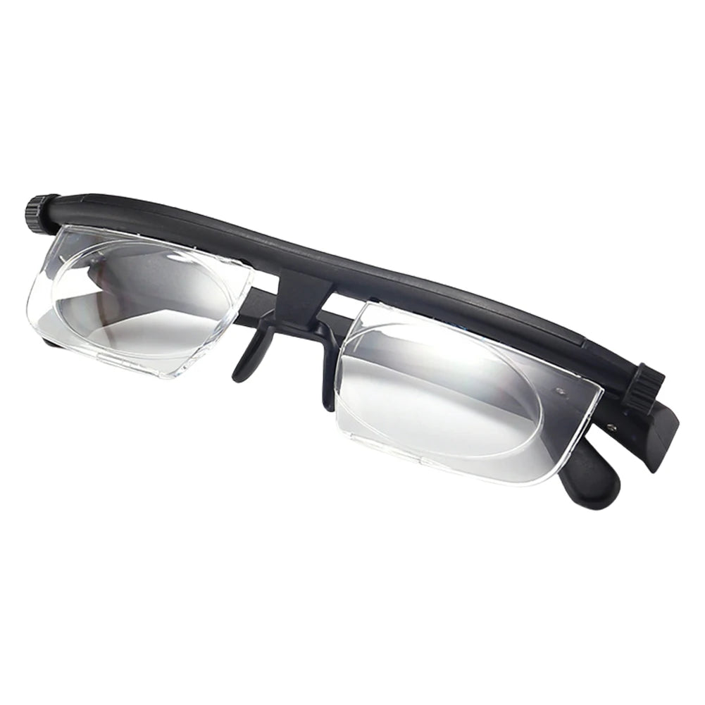 -6D To +3D Adjustable Degree Reading Glasses Variable Focus Distance Myopia Presbyopia Eyeglasses Auto Adjusting Reading Glasses Peaceful Pleasures Health and Wellness black